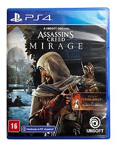 Jogo Assassins Creed Mirage - PS4