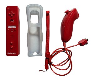 Controle (com motion plus) + Nunchuck - WII