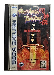 Jogo Battle Arena Toshinden Remix Original - Sega Saturn
