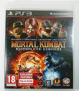 JOGO P/ PS3 MORTAL KOMBAT KOMPLETE EDITION