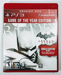 Batman Arkham City game of the Year edition - PS3