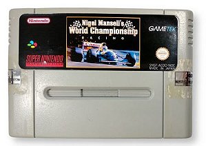 Jogo Nigel Mansell F1 Challenge - SNES