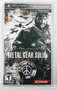 Jogo Metal Gear Solid Peace Walker Original - PSP