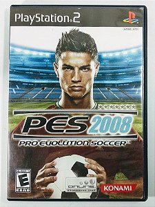 Jogo PES Pro Evolution Soccer 2008 Original - PS2 - Sebo dos Games - 10  anos!