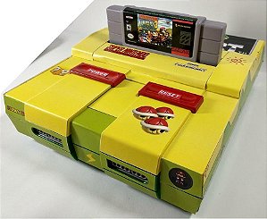 Super Nintendo Personalizado Mario Kart - SNES