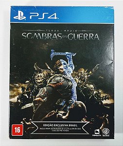 Jogo Terra-média Sombras da Guerra ed. exclusiva Brasil - PS4