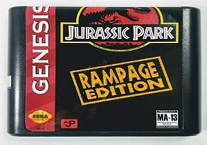 Jogo Jurassic Park Rampage Edition - Mega Drive