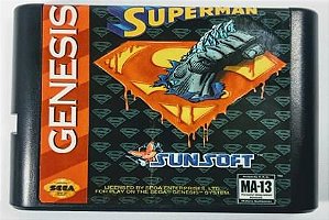 Jogo The Death And Return Of Superman - Mega Drive