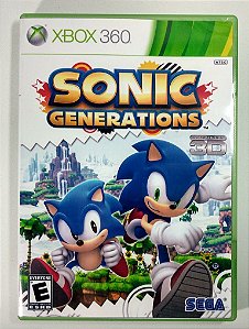 Jogo Sonic Generations Xbox 360 Midia Fisica