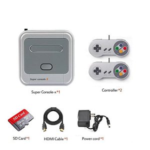 Console retro Super Console X (33 mil jogos)