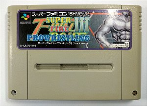 Jogo Super Fire Pro Wrestling 3 Original - Super Famicom