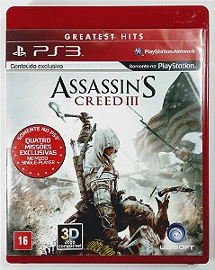 Jogo Assassins Creed III - PS3