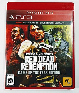 Jogo Red Dead Redemption Game of The Year Edition - PS3