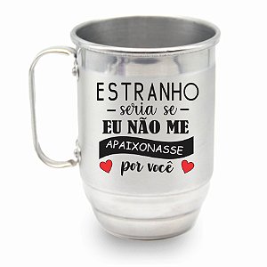 Caneca chopp personalizada alumínio 380ml