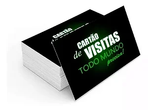 Cartão de visita 8,8x4,8cm Supremo 290Gr 100un