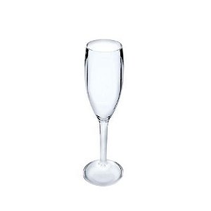 Taça Champagne Acrílico Cristal 160ml - 6 peças - KOS