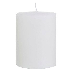 Vela Cilindrica 7x6 Branco Fosco