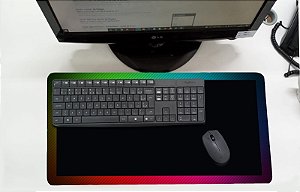 Mouse Pad / Desk Pad Grande 30x70 Linha Office - Colorido RGB