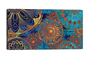 Quadro Mandala Azul Royal -  diversos tamanhos