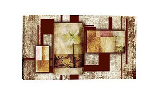 Quadro Abstrato Floral  - Diversos Tamanhos