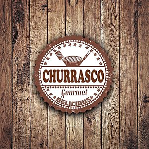 Quadro Churrasco Gourmet - 30x30