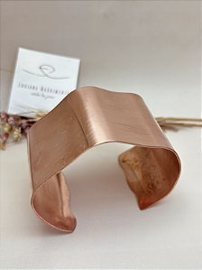 Bracelete Estiloso Grande em Cobre Puro