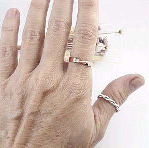 Aliança em Cobre Puro - modelo Infinito