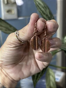 Brinco Seiva Mini em Cobre Puro