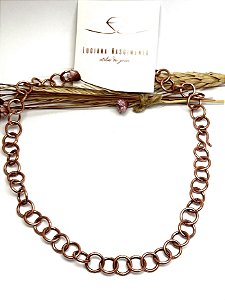 Gargantilha Elos Leve em Cobre Puro