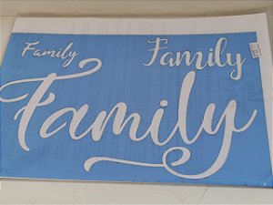 STENCIL VAN BORA 28X19 FAMILY