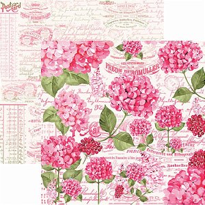 SCRAPBOOK ARTE FACIL 30,5X30,5 HORTENSIAS 1