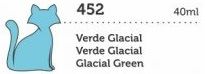 TINTA PARA TECIDO 40ML VERDE GLACIAL GATO PRETO