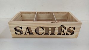 PORTA SACHÊ LASER PINUS 25X12X7CM