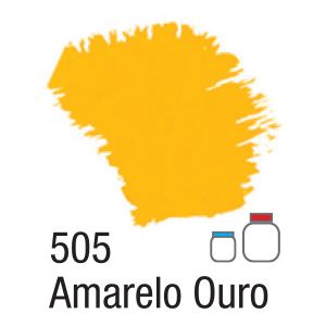 TINTA ACRÍLICA FOSCA 60ML 505 AMARELO OURO ACRILEX