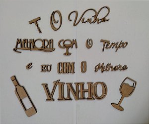 RECORTES - KIT VINHO