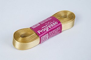 FITA DE CETIM PROGRESSO 10MX10MM OURO