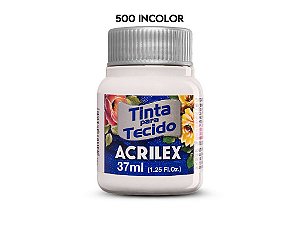 TINTA PARA TECIDO 37ML 500 CLAREADOR ACRILEX