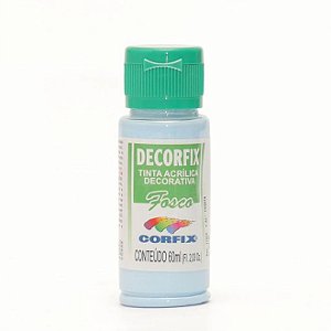 TINTA ACRÍLICA DECORATIVA 60ML 326 AZUL CARIBE CORFIX