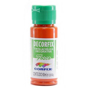 TINTA ACRÍLICA DECORATIVA 60ML 482 TANGERINA CORFIX