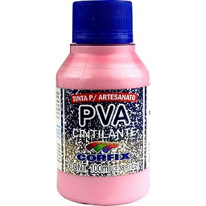 TINTA PVA CINTILANTE 100ML 474 ROSA BEBE CORFIX