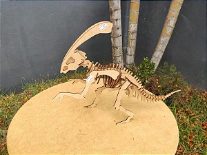 PARASAUROLOPHUS 3D - FÓSSIL