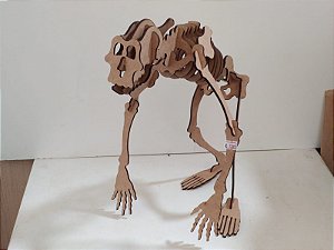 Alossauro - Dinossauro 3D em MDF - Inventoteca - Sua diversão