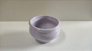 CACHEPOT VIOLETA CERAMICA PEQUENO LILAS 08X12