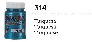 METAL MASTIC 75 ML TURQUESA MEGA GATO PRETO