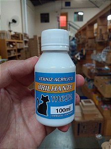 VERNIZ ACRILICO BRILHANTE MEGA 100ML GATO PRETO