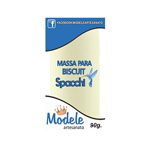 MASSA PARA BISCUIT BRANCO NATURAL 90G