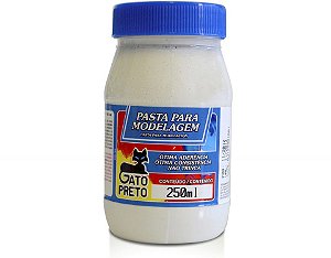 PASTA PARA MODELAGEM GATO PRETO 250ML