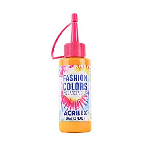 FASHION COLORS 60ML ACRILEX AQUARELA SILK LARANJA