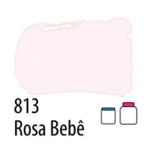 TINTA PVA FOSCA 100ML 813 ROSA BEBE ACRILEX