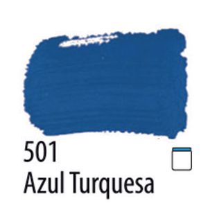 TINTA PVA FOSCA 100ML 501 AZUL TURQUESA ACRILEX